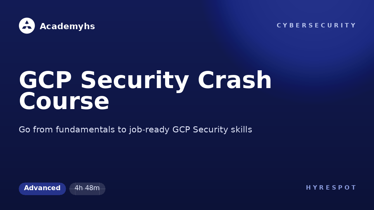 GCP Security Crash Course
