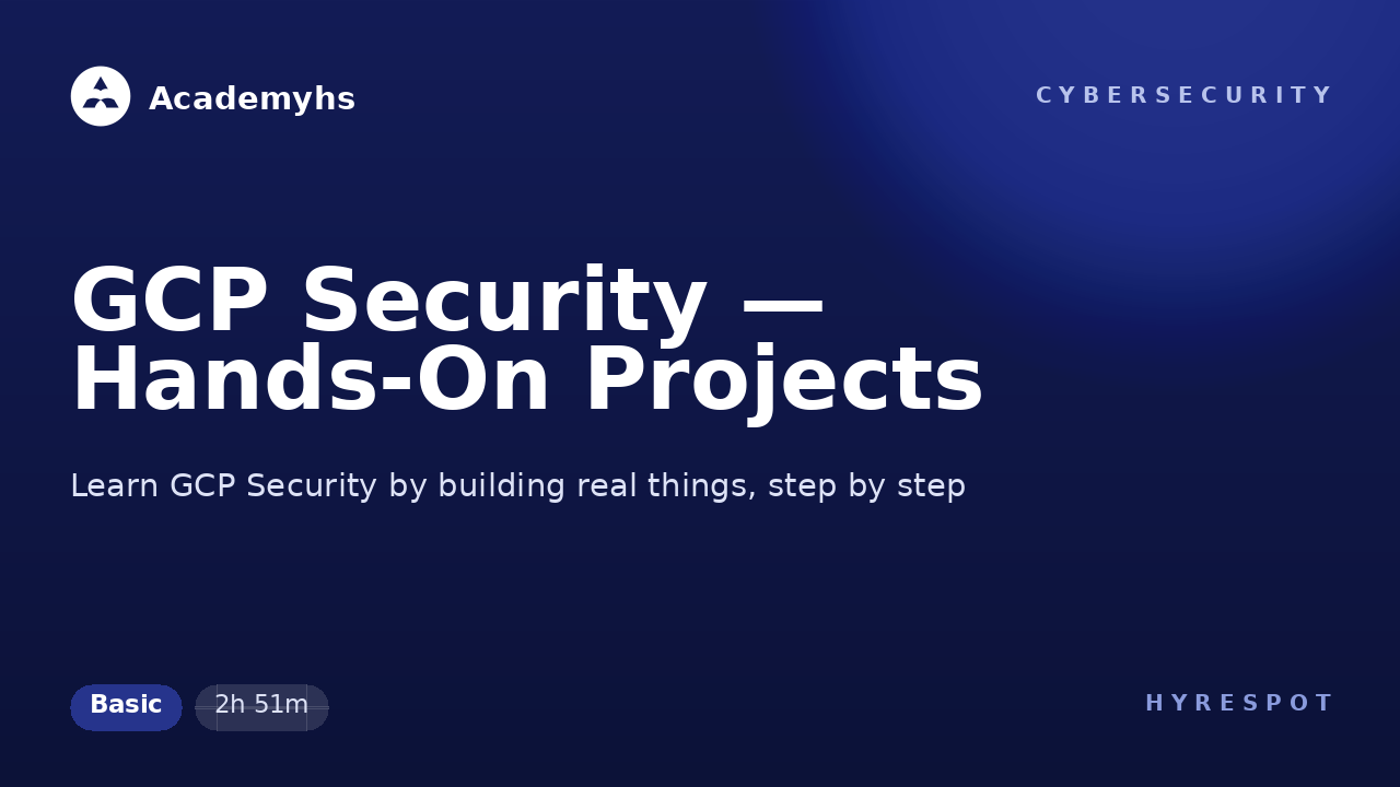 GCP Security — Hands-On Projects