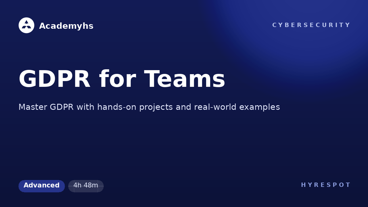 GDPR for Teams