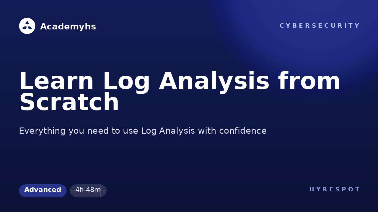 Learn Log Analysis from Scratch