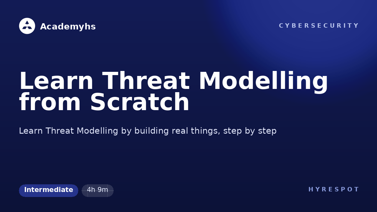 Learn Threat Modelling from Scratch