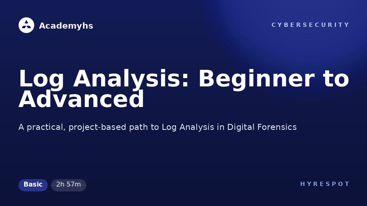 Log Analysis: Beginner to Advanced