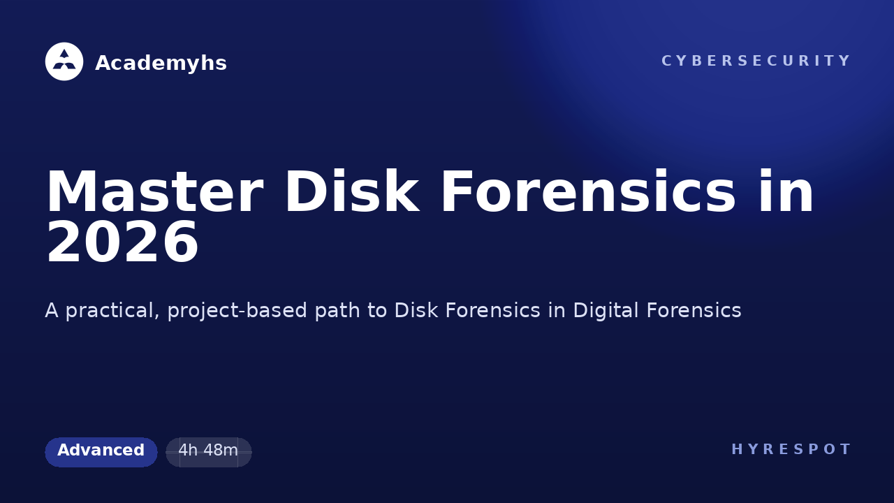 Master Disk Forensics in 2026