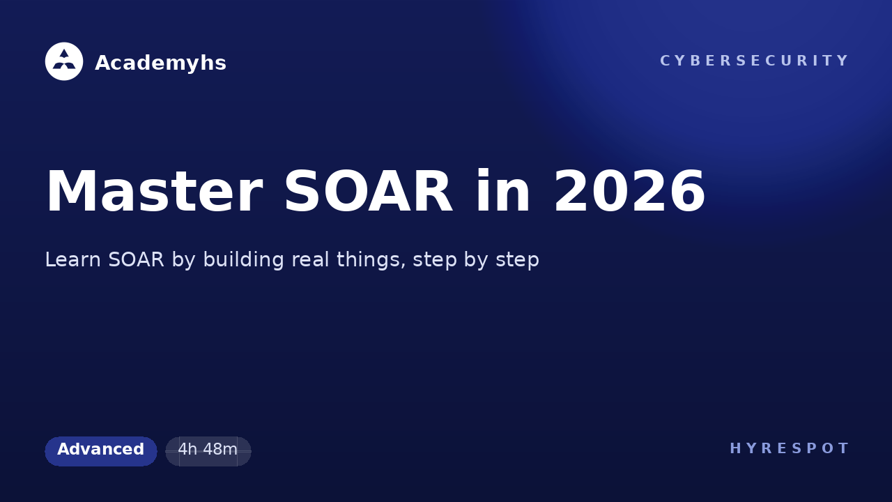 Master SOAR in 2026