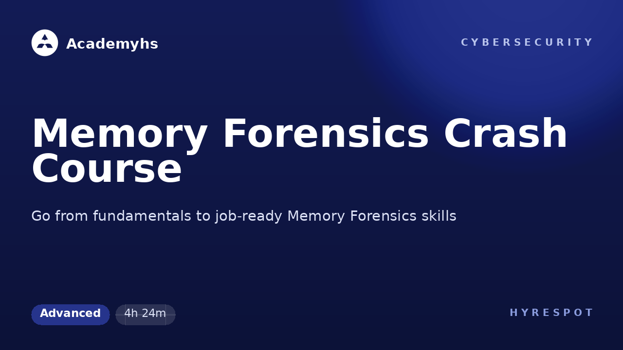 Memory Forensics Crash Course