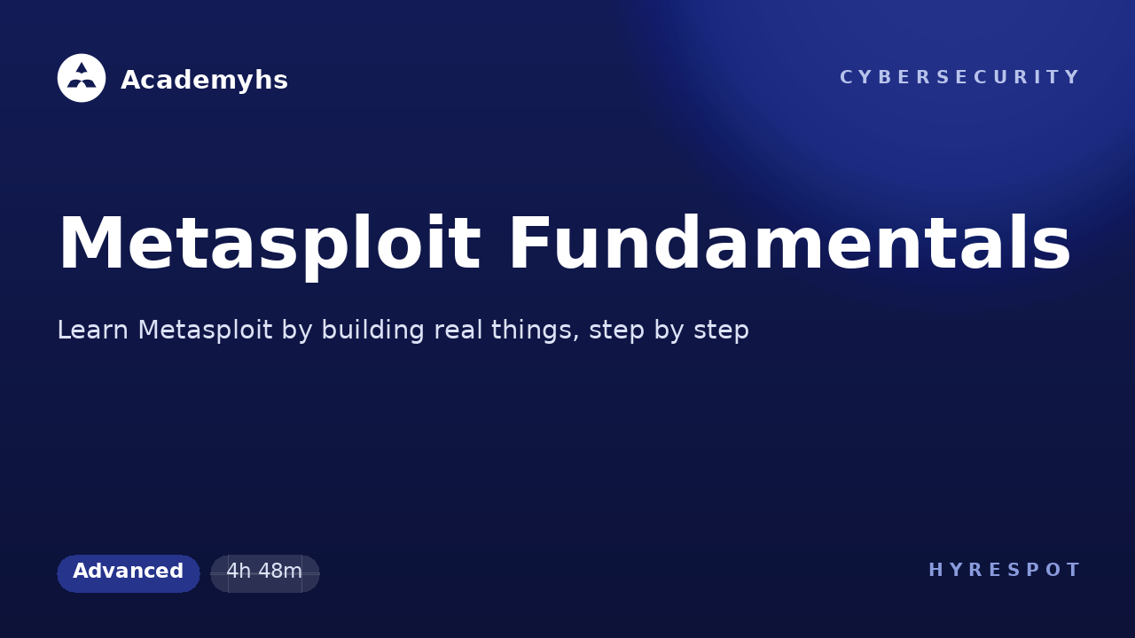 Metasploit Fundamentals
