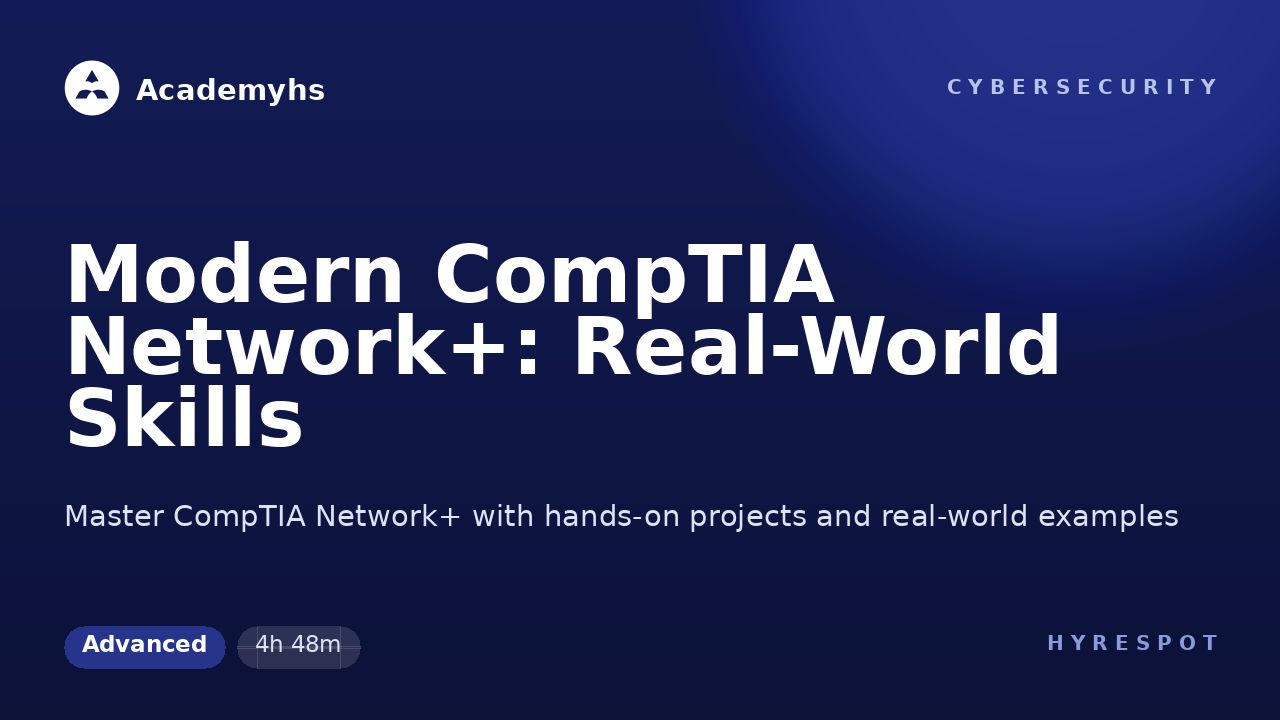Modern CompTIA Network+: Real-World Skills