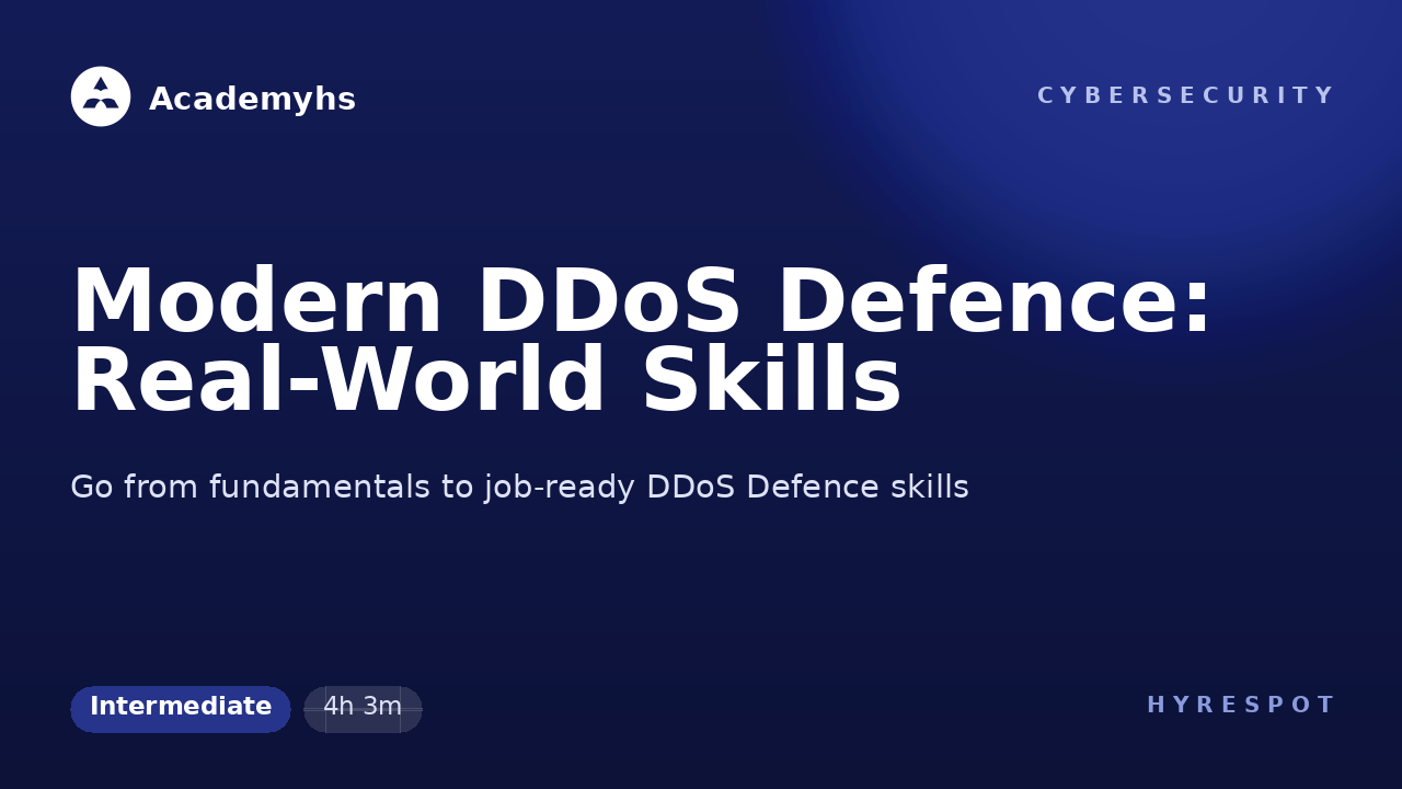 Modern DDoS Defence: Real-World Skills