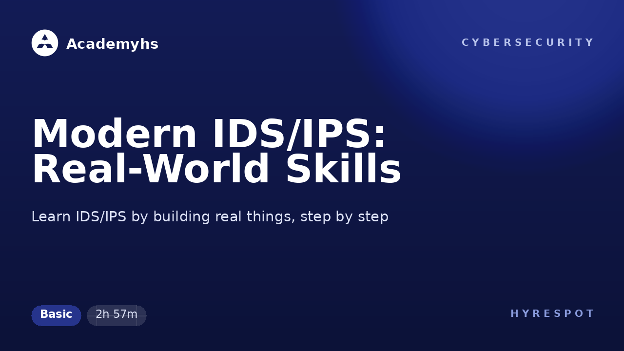 Modern IDS/IPS: Real-World Skills