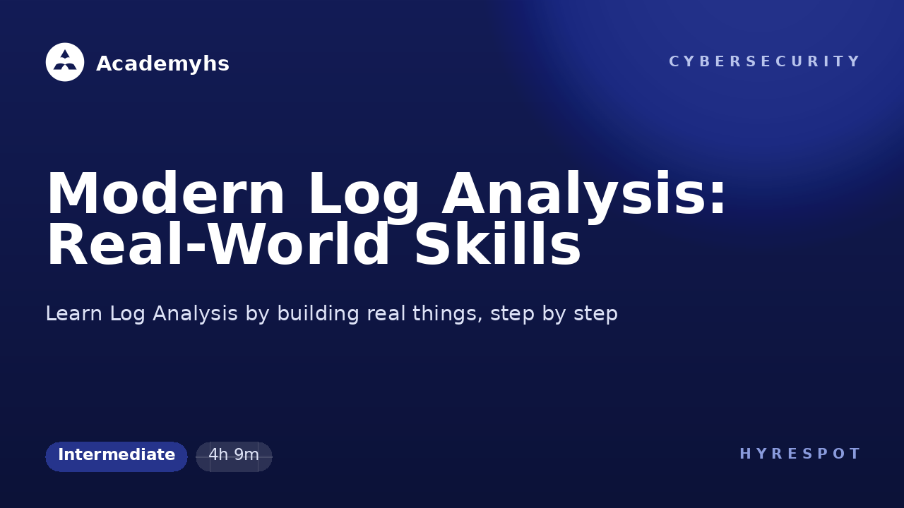 Modern Log Analysis: Real-World Skills