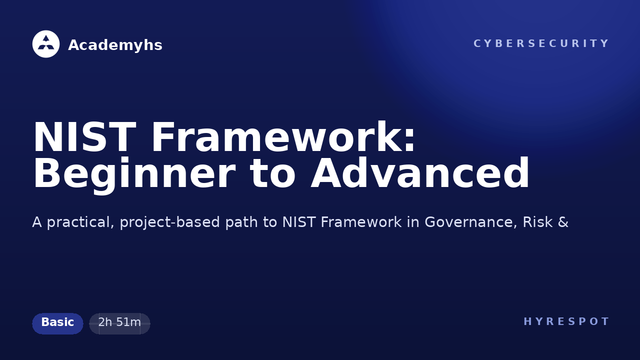 NIST Framework: Beginner to Advanced