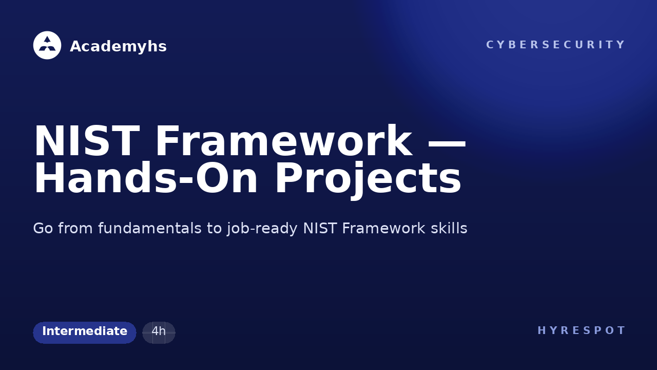NIST Framework — Hands-On Projects