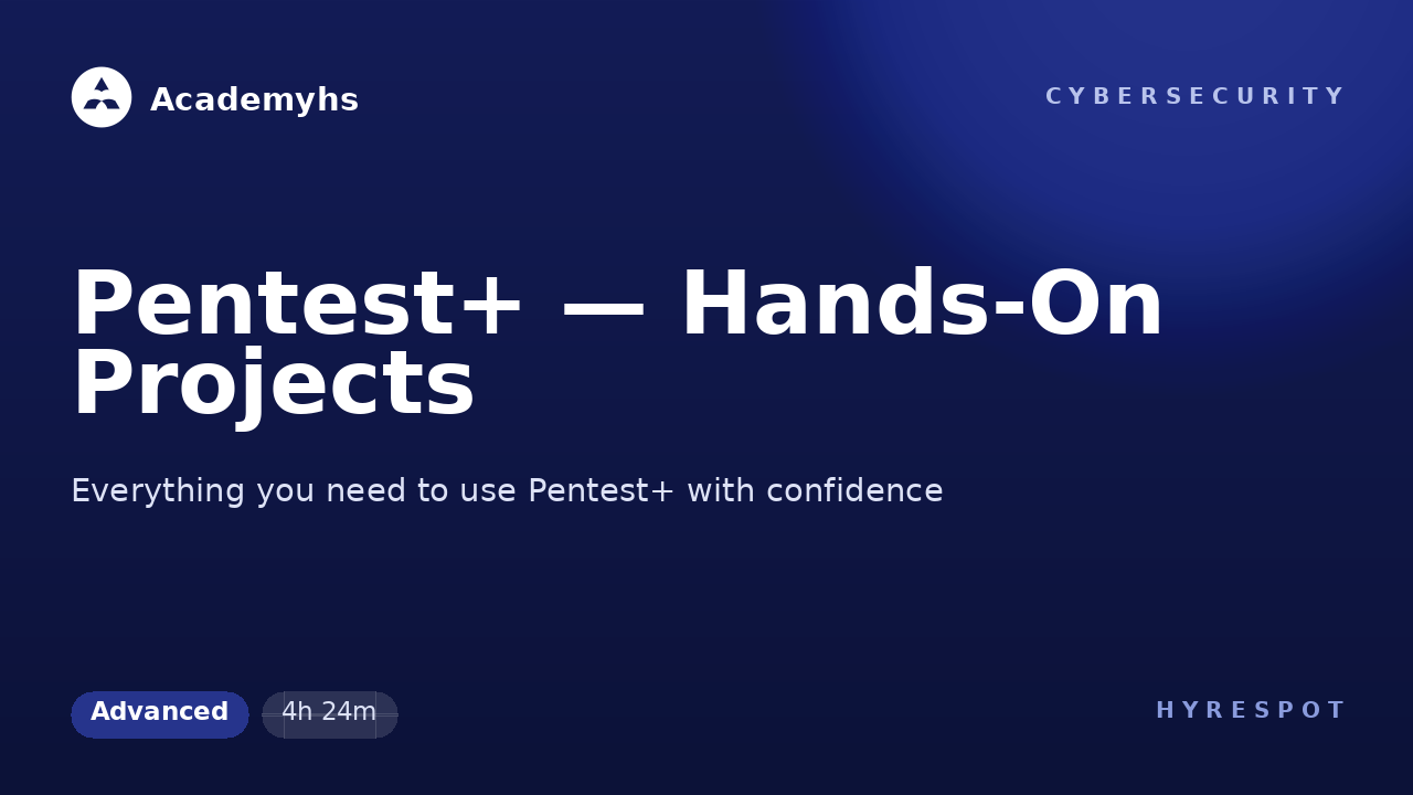 Pentest+ — Hands-On Projects