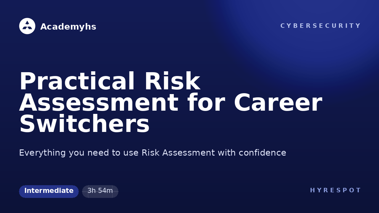 Practical Risk Assessment for Career Switchers