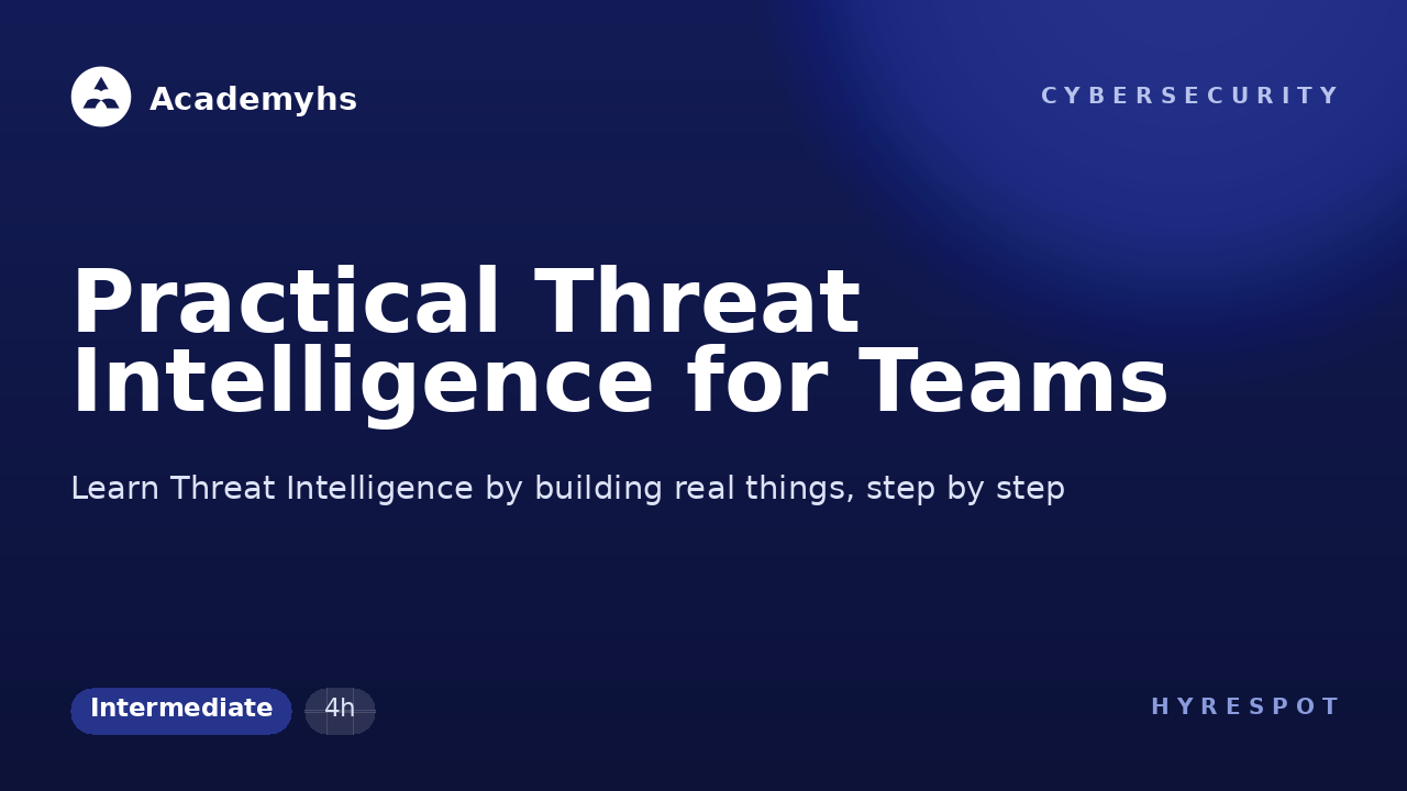 Practical Threat Intelligence for Teams
