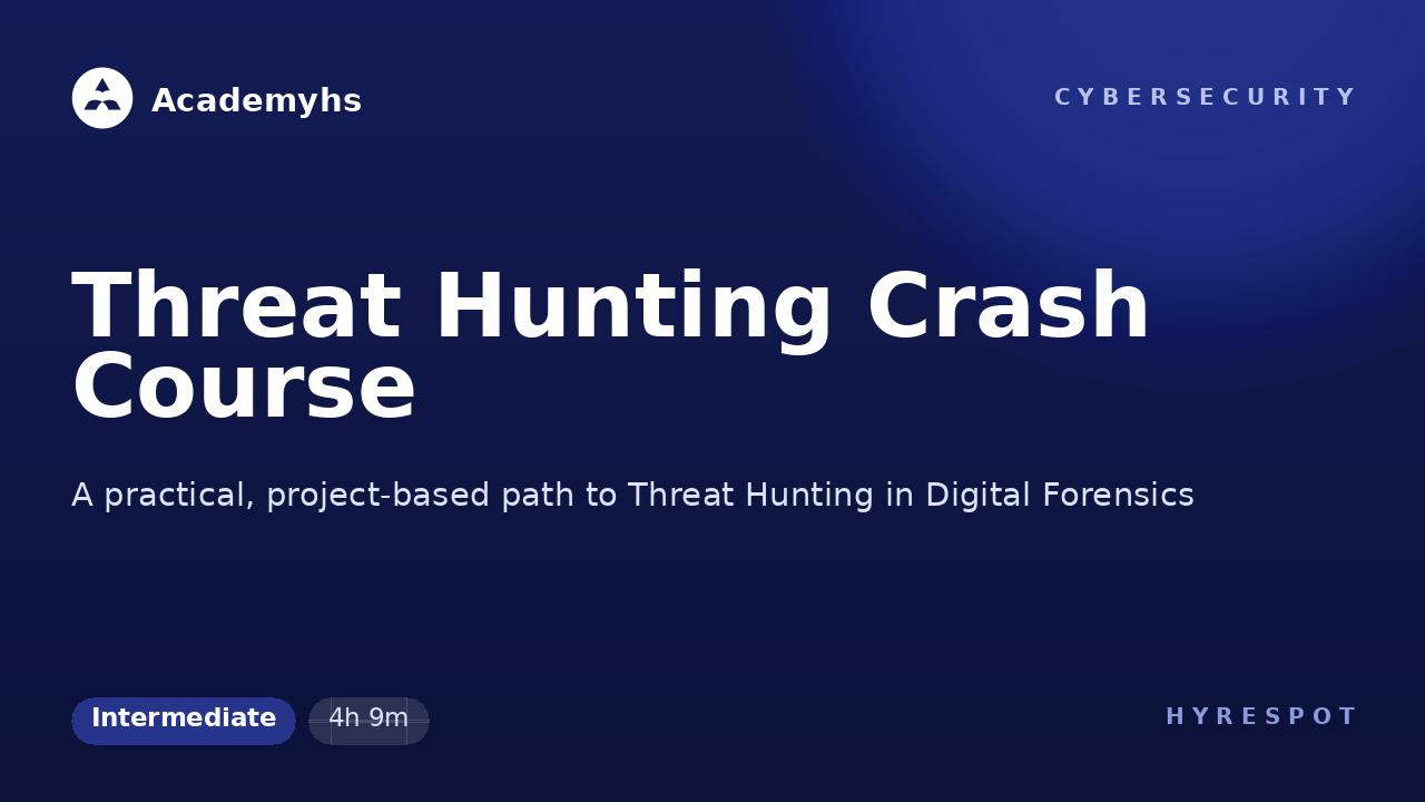 Threat Hunting Crash Course