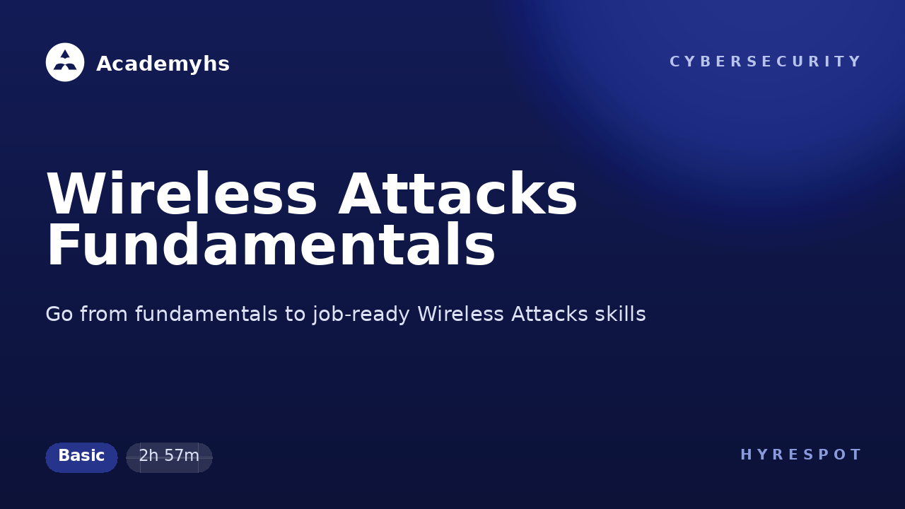 Wireless Attacks Fundamentals