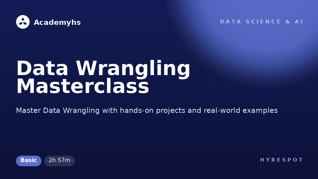 Data Wrangling Masterclass