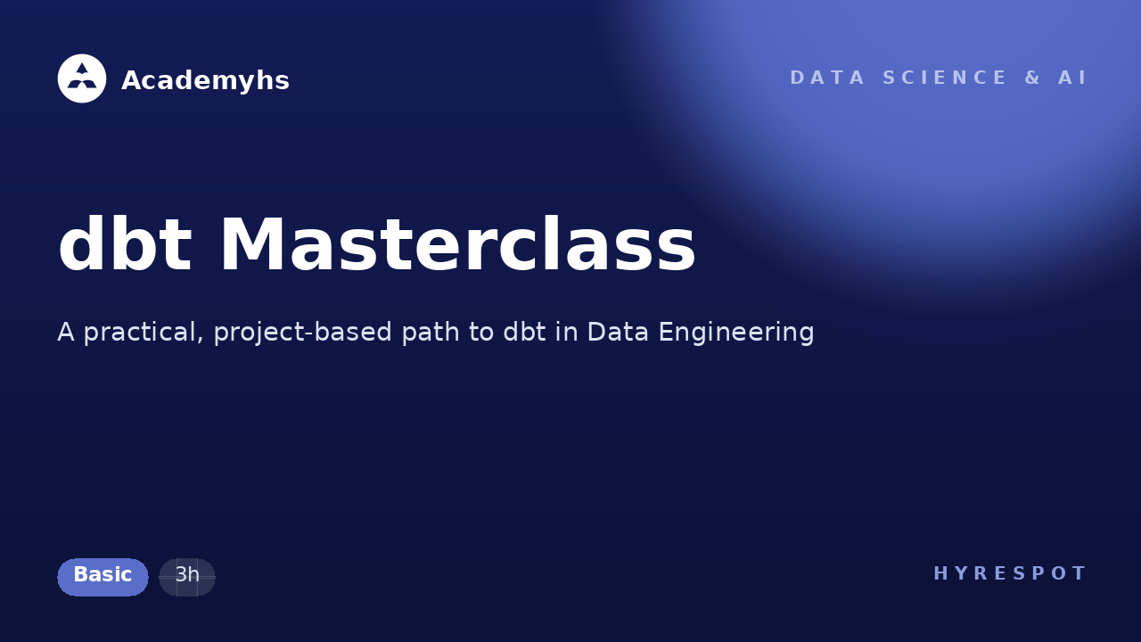 dbt Masterclass