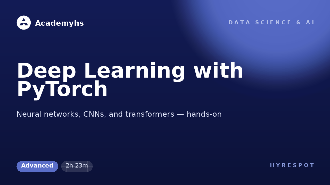 Deep Learning with PyTorch