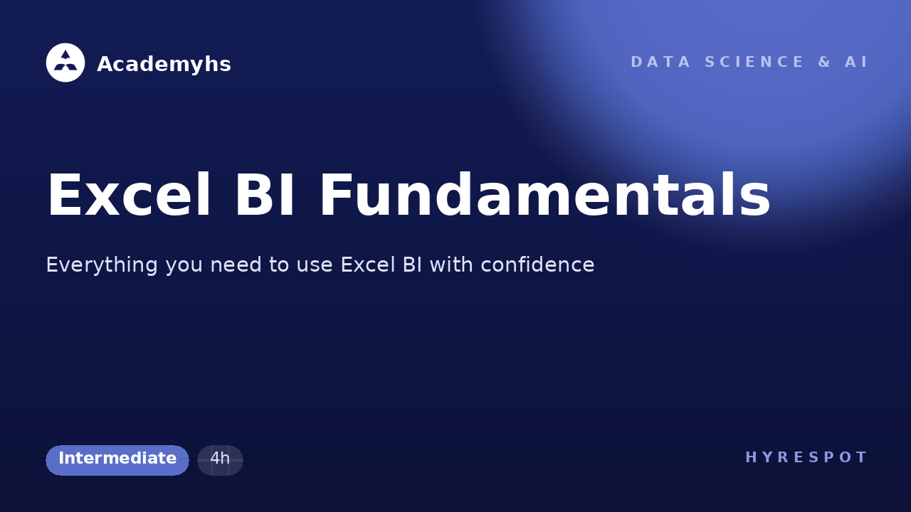 Excel BI Fundamentals