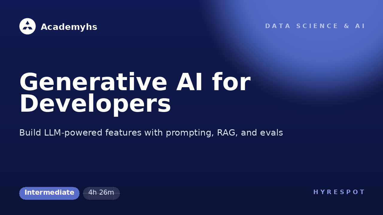 Generative AI for Developers