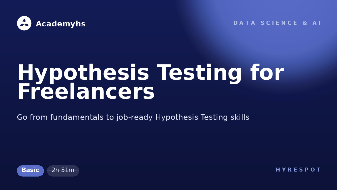 Hypothesis Testing for Freelancers
