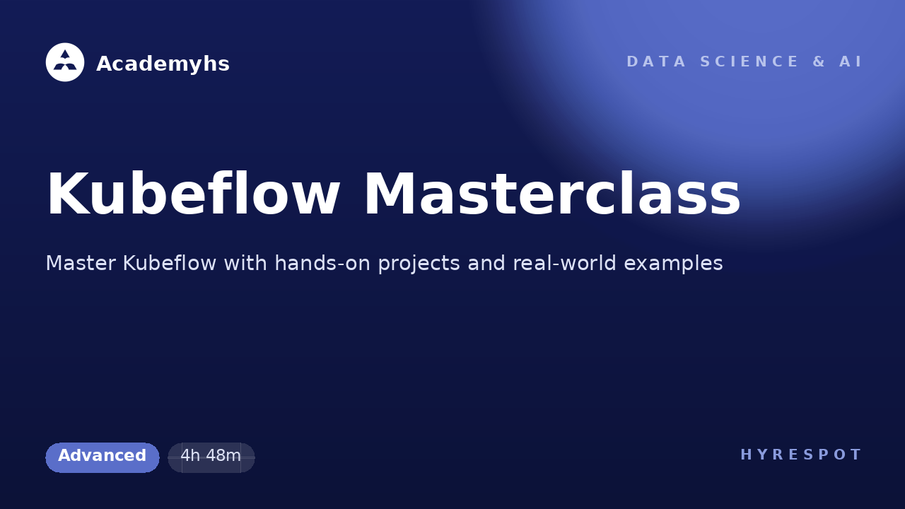 Kubeflow Masterclass
