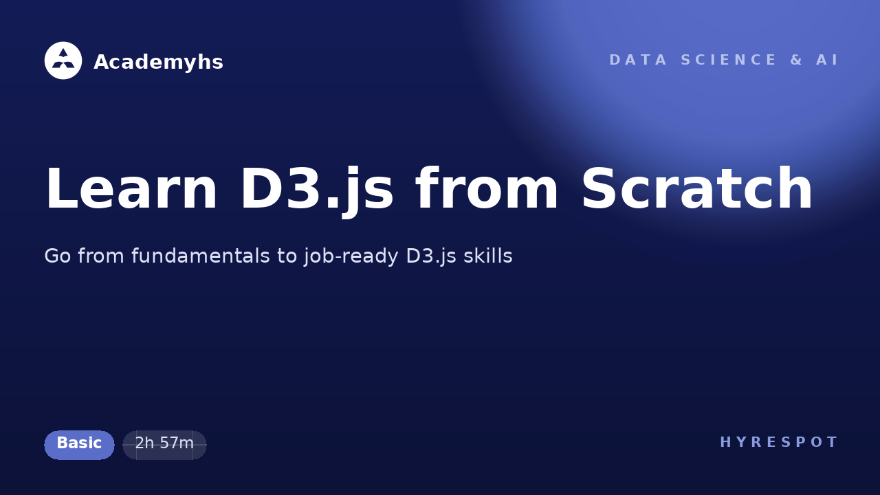 Learn D3.js from Scratch