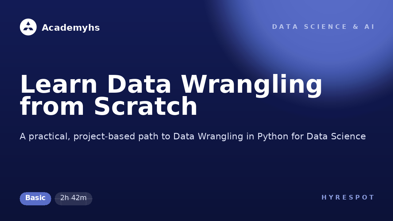 Learn Data Wrangling from Scratch