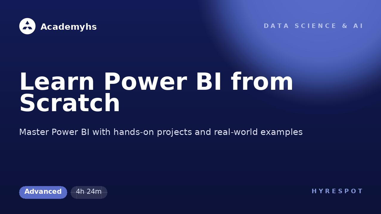Learn Power BI from Scratch