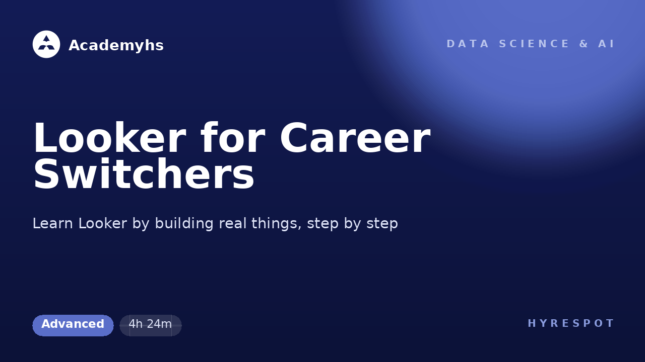 Looker for Career Switchers
