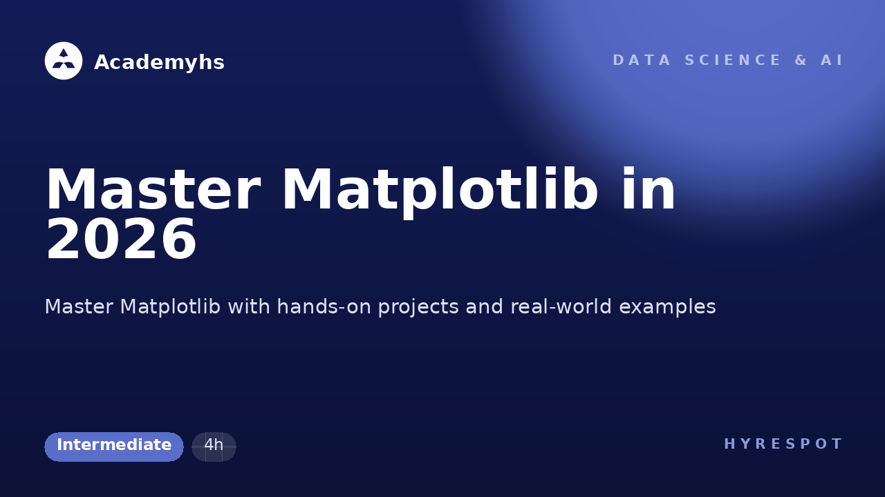 Master Matplotlib in 2026
