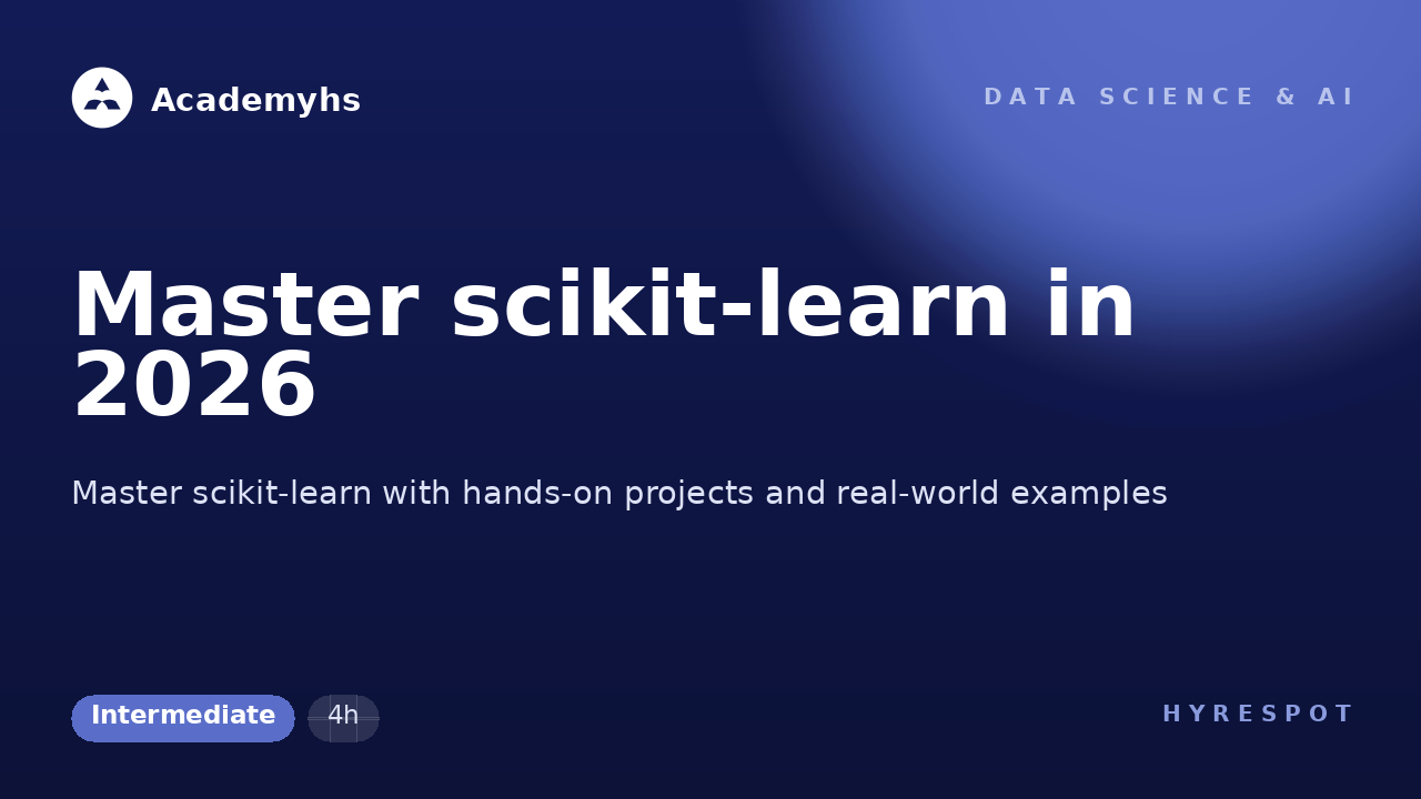 Master scikit-learn in 2026
