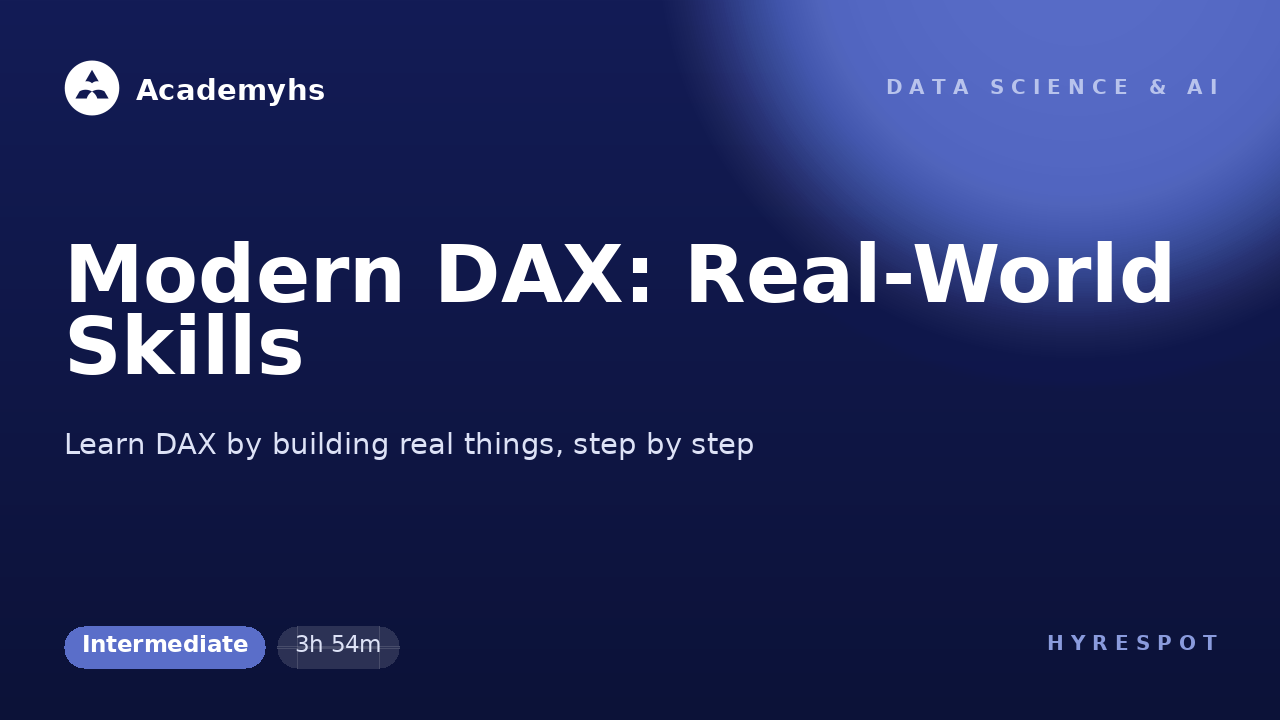 Modern DAX: Real-World Skills
