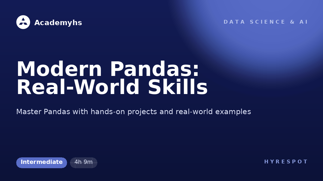 Modern Pandas: Real-World Skills