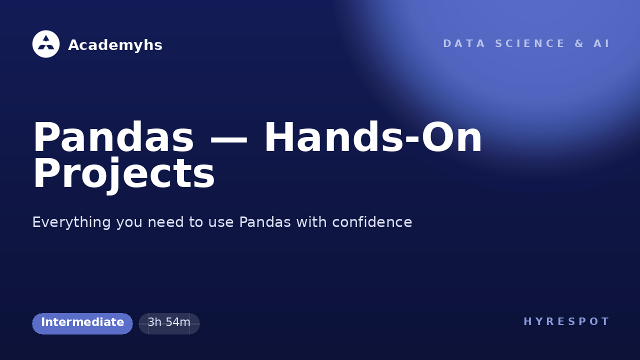 Pandas — Hands-On Projects