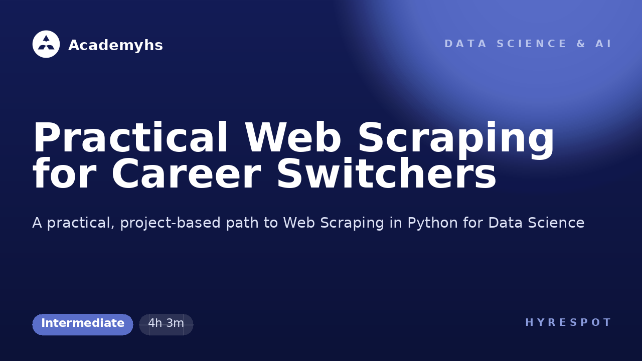 Practical Web Scraping for Career Switchers