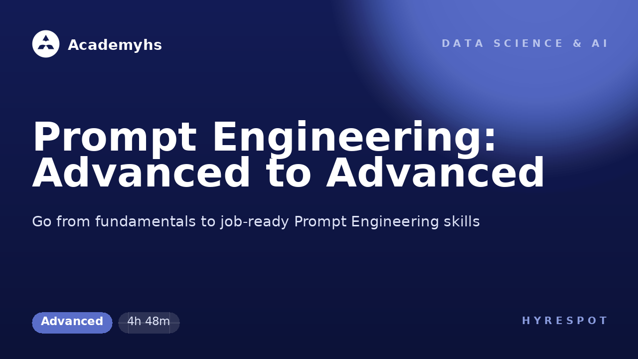 Prompt Engineering: Advanced to Advanced