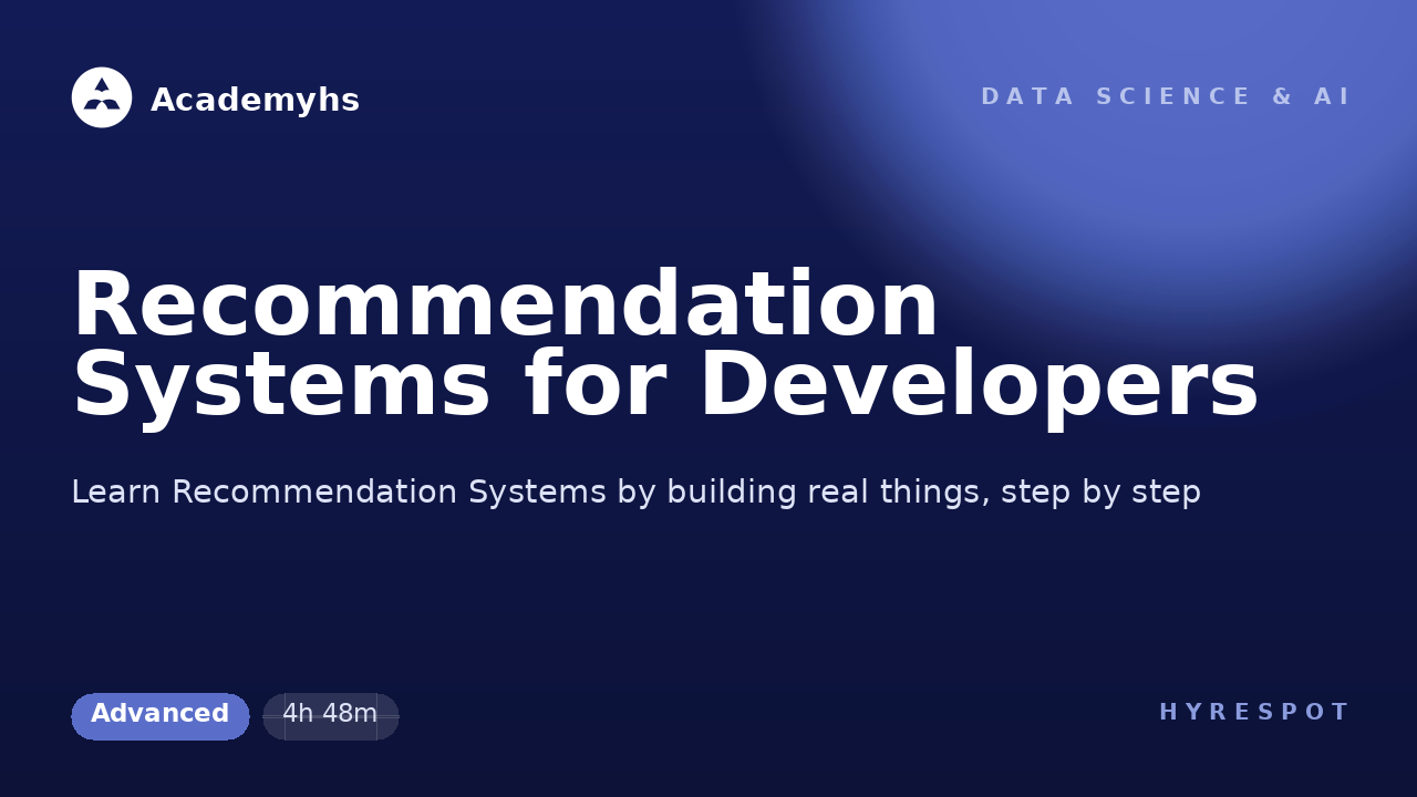 Recommendation Systems for Developers
