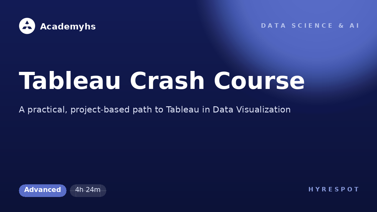 Tableau Crash Course