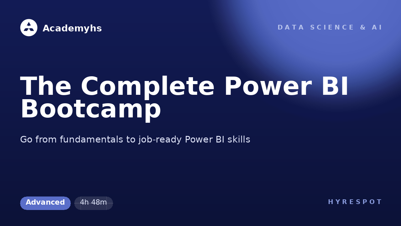 The Complete Power BI Bootcamp