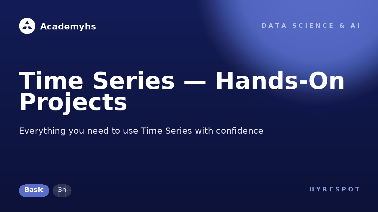 Time Series — Hands-On Projects