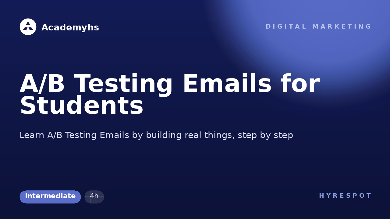 A/B Testing Emails for Students