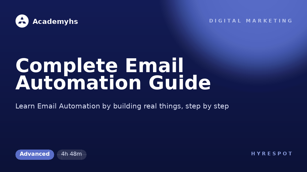 Complete Email Automation Guide