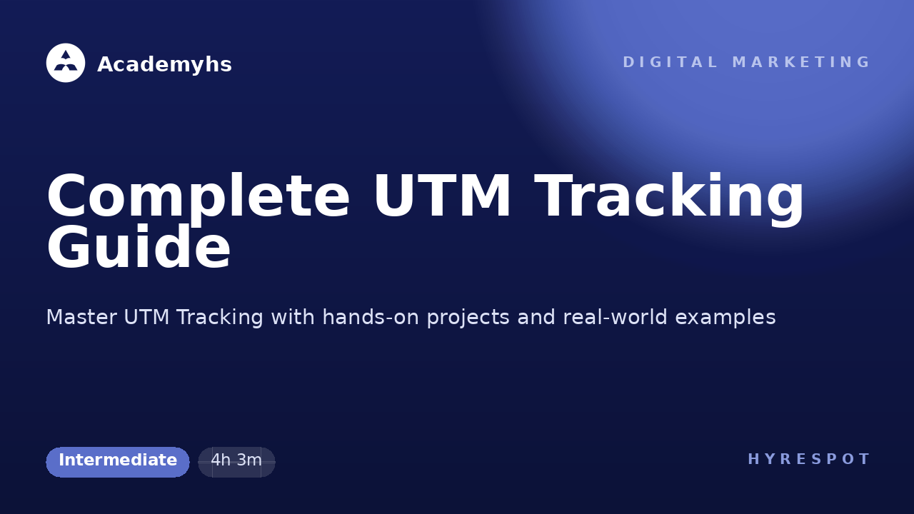 Complete UTM Tracking Guide