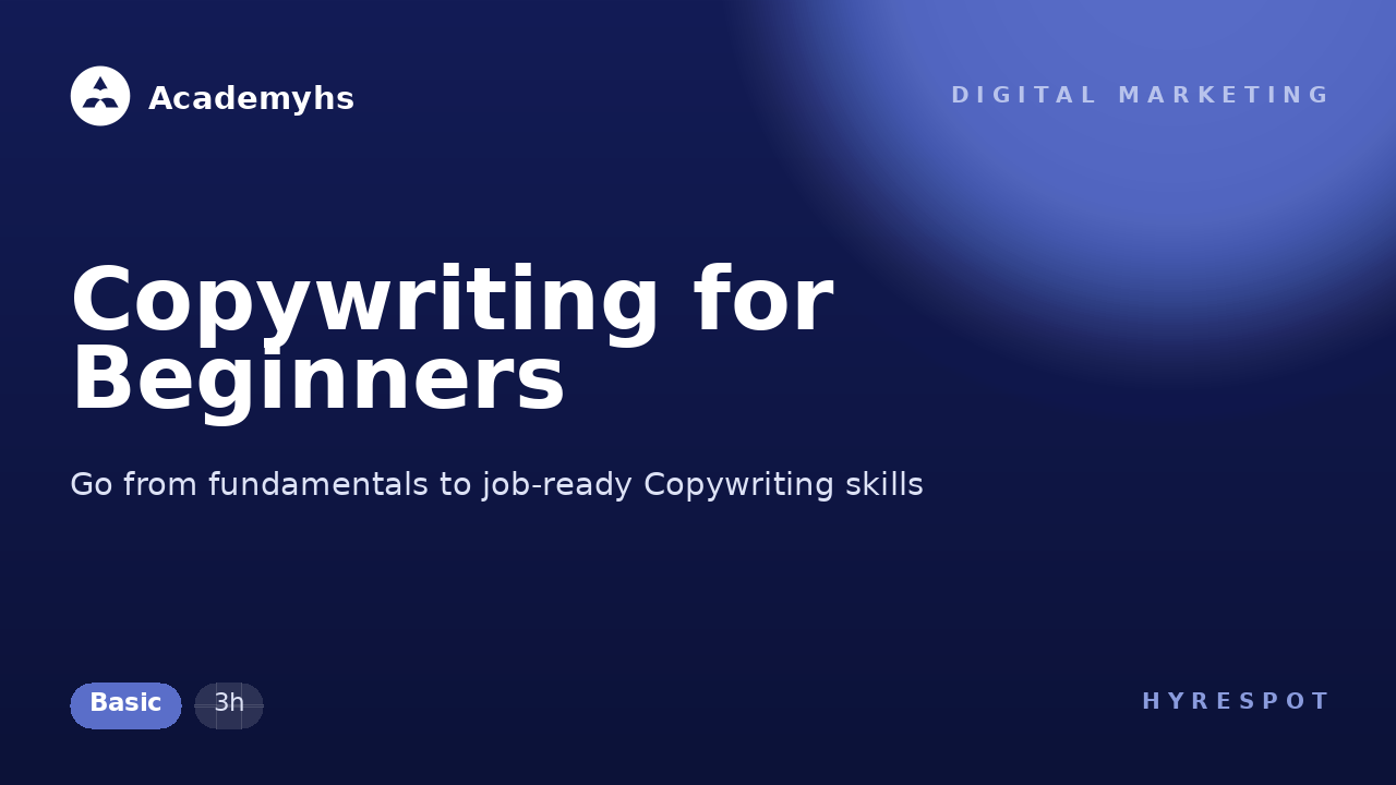 Copywriting for Beginners