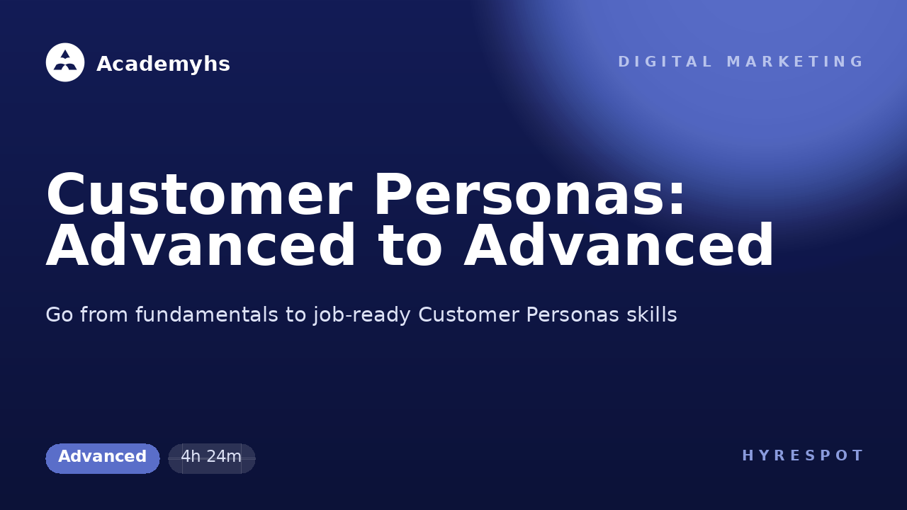 Customer Personas: Advanced to Advanced