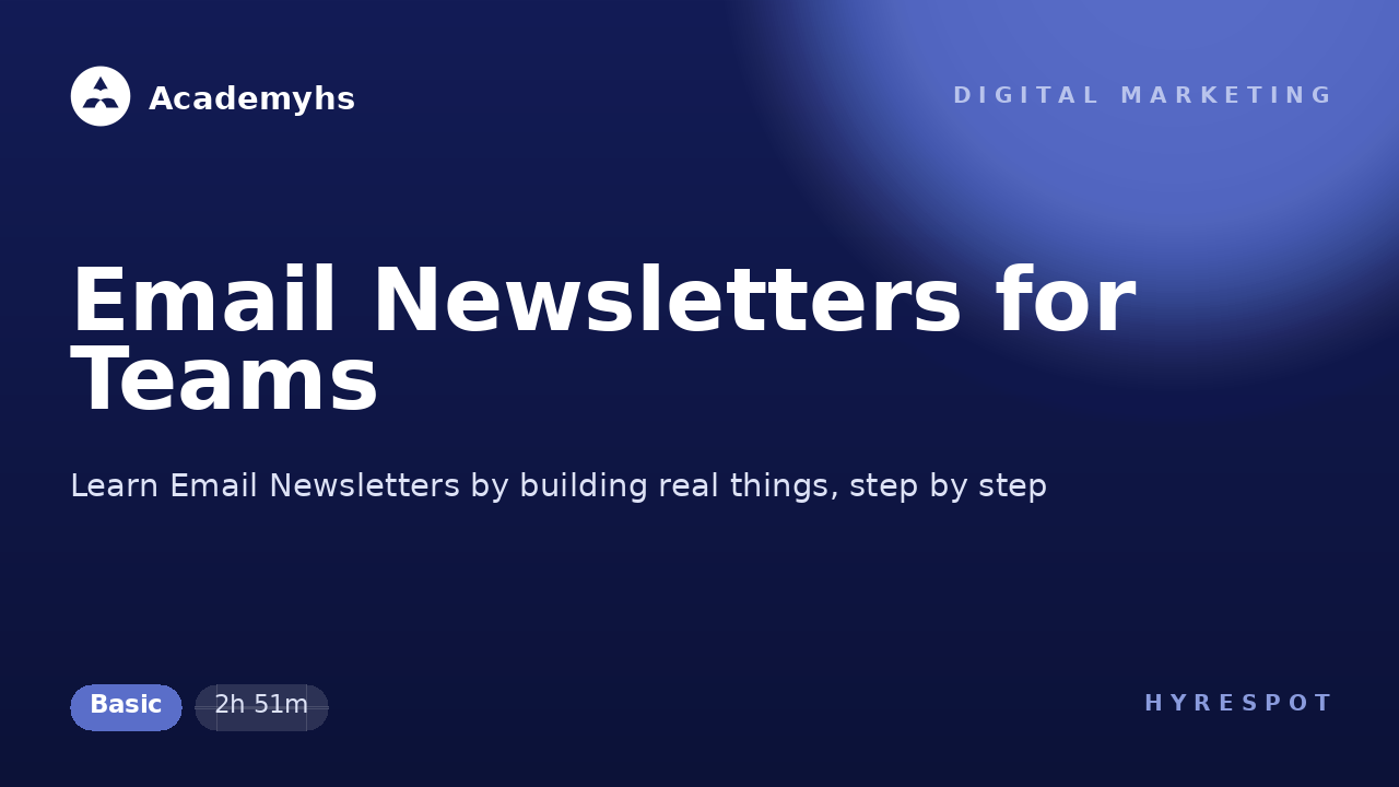 Email Newsletters for Teams