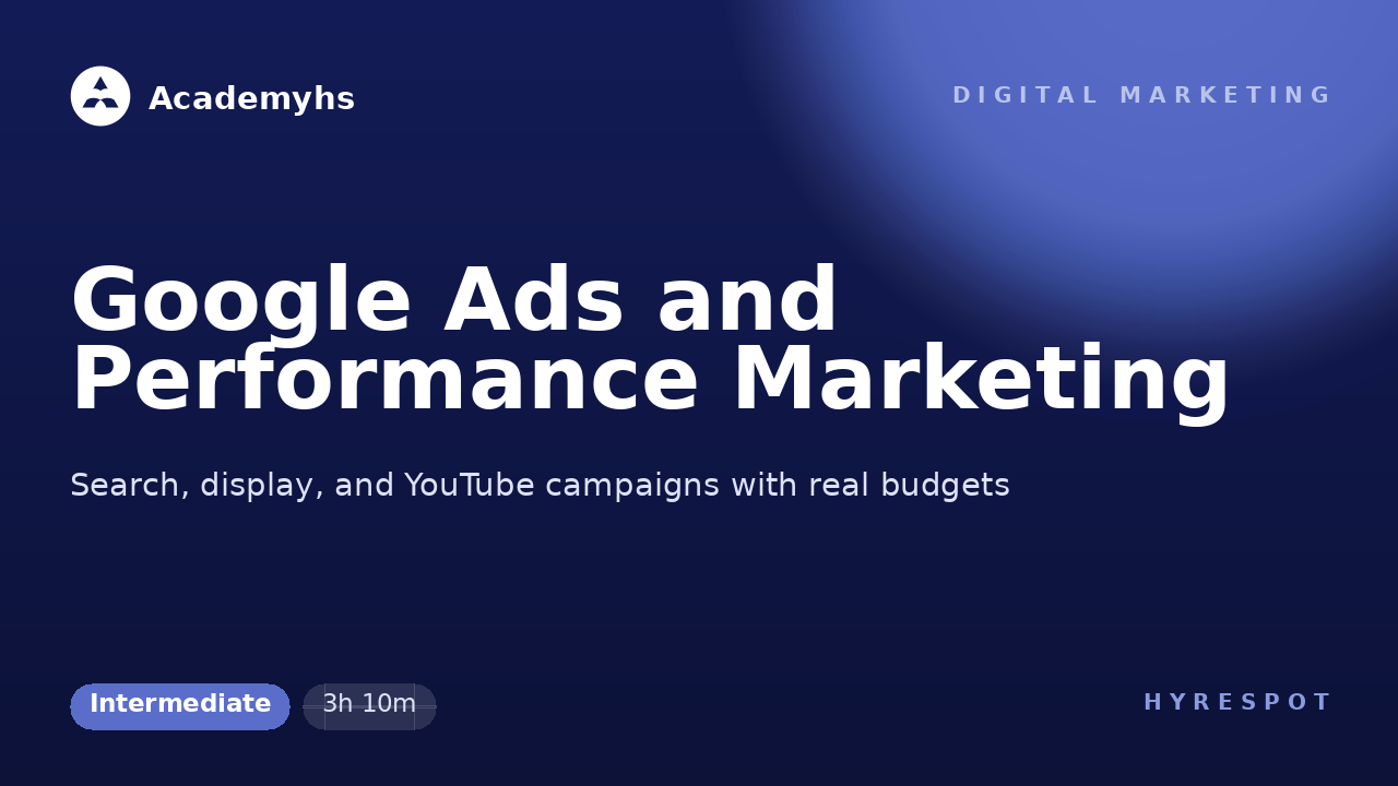 Google Ads and Performance Marketing